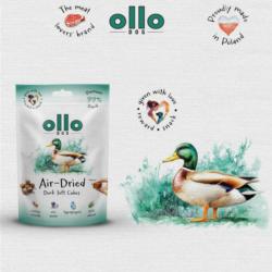 Przysmaki dla psa Kosteczki z kaczki      Air-dried Duck soft cubes 80g OLLO