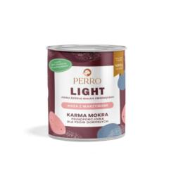 Karma mokra Koza z warzywami -            monobiałkowa formuła psy dorosłe 800 g PERRO LIGHT