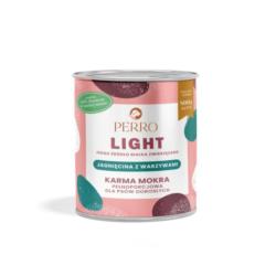 Karma mokra Jagnięcina z warzywami -      monobiałkowa formuła psy dorosłę 800 g PERRO LIGHT