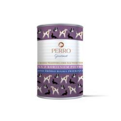 Karma mokra sarna z korzeniem             pietrzuszki - monobiałkowa formuła psy dorosłe 400 g PERRO