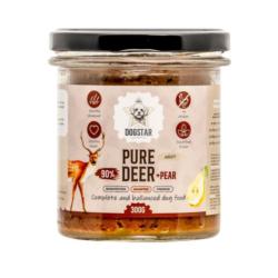 Karma mokra Jeleń z gruszką 300g dla      dorosłych psów DOGSTAR