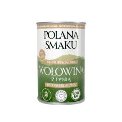 Karma mokra- wołowina z dynią             hipoalergiczna 400 g POLANA SMAKU