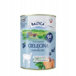 Karma mokra cielęcina z jagnięciną        i batatem 400g BALTICA