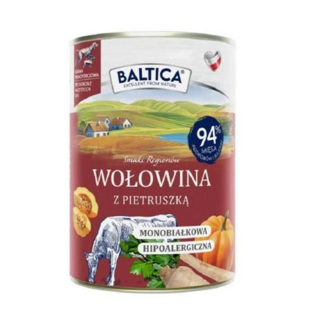 Karma mokra wołowina z pietruszką 400g    BALTICA