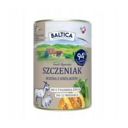Karma mokra kozina z królikiem dla        szczeniąt 400g BALTICA