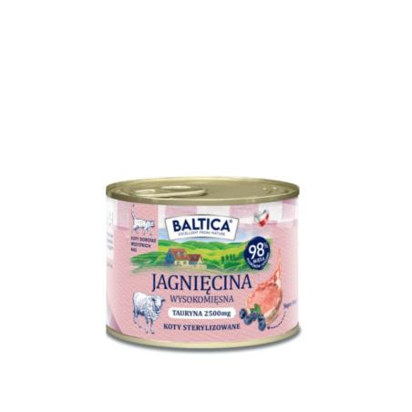Karma mokra dla kota jagnięcina 185g      BALTICA