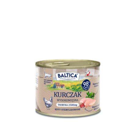 Karma dla kota kurczak 185g BALTICA