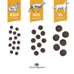 Karma sucha cielęcina z wieprzowiną dla   psów dorosłych  XS/S 1kg BALTICA