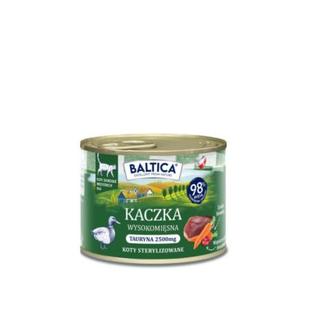 Karma mokra dla kota kaczka 185g BALTICA
