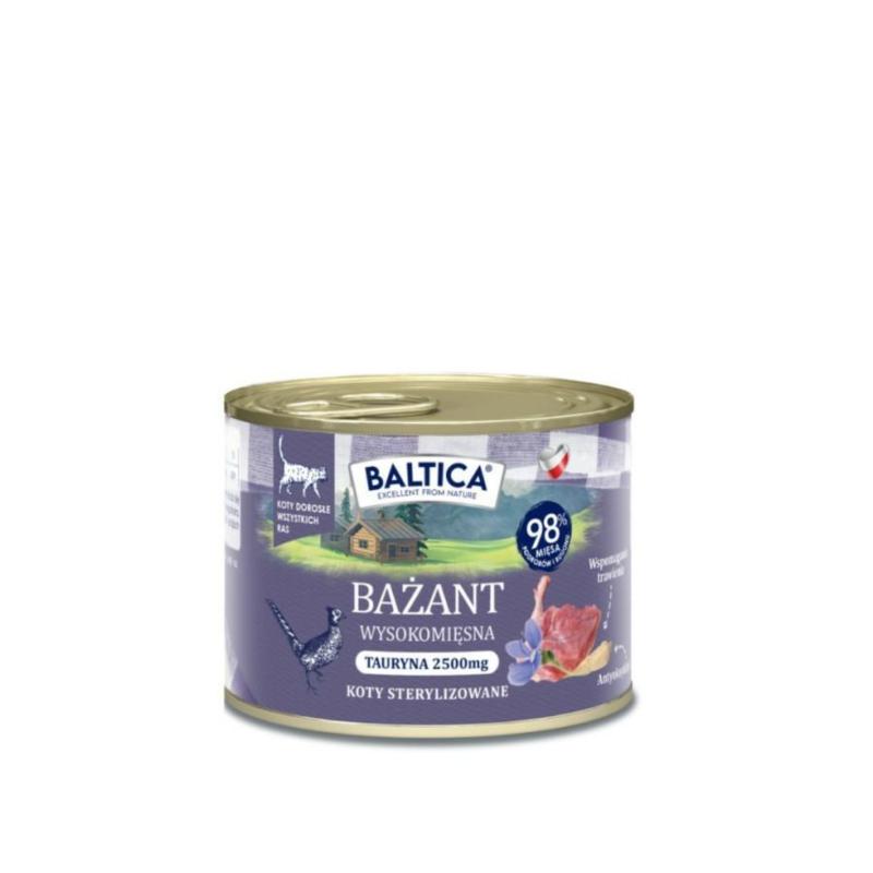 Karma dla kota bażant 185g BALTICA