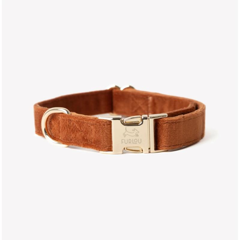 Obroża velvet clay M FURLOU