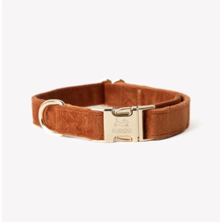 Obroża velvet clay M FURLOU