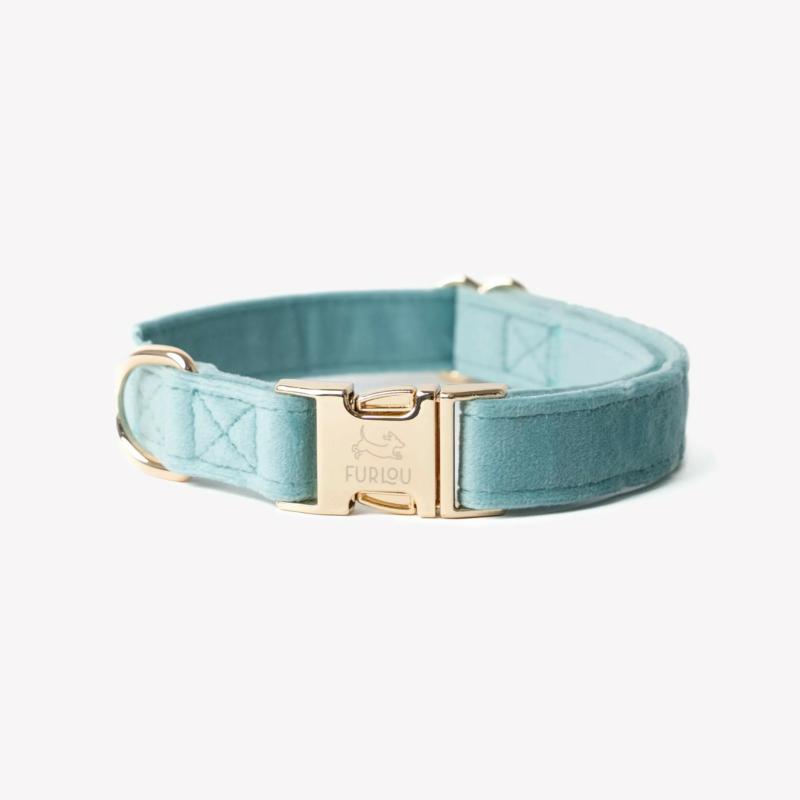 Obroża velvet blue S FURLOU