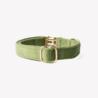 Obroża velvet green M FURLOU