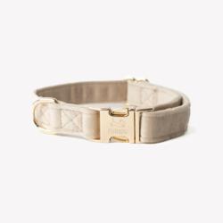 Obroża velvet sand M FURLOU