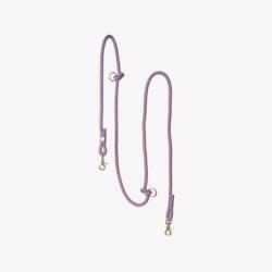 Smycz linowa przepinana hands free        braided lilac 244 cm FURLOU