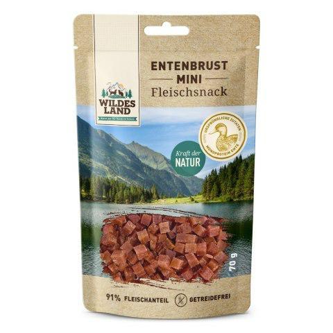 MINI kosteczki filet z piersi kaczki -    przysmaki mięsne dla psa i kota WILDES LAND