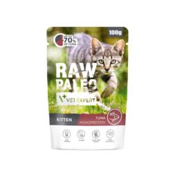 Karma mokra dla kociąt tuńczyk 100 g       RAW PALEO VET EXPERT  KITTEN