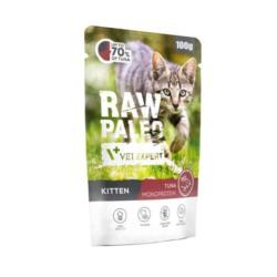 Karma mokra dla kociąt tuńczyk 100 g       RAW PALEO VET EXPERT  KITTEN