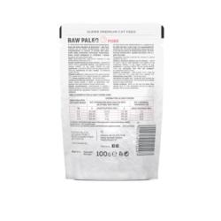 Karma mokra  dla kotów dorosłych          i sterylizowanych wieprzowina 100 g RAW PALEO