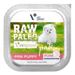 Karma mokra dla szczeniąt wieprzowina     150 g RAW PALEO PATE MINI