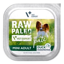 Karma mokra dla psów dorosłych kaczka     150 g RAW PALEO PATE MINI