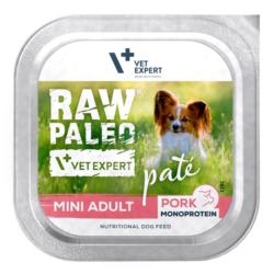 Karma mokra dla psów dorosłych            wieprzowina 150g RAW PALEO PATE MINI