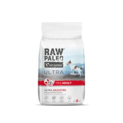 Karma sucha dla psów dorosłych ras        małych wołowina 2 kg RAW PALEO ULTRA