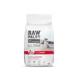 Karma sucha dla szczeniąt ras małych      wołowina 2 kg RAW PALEO ULTRA