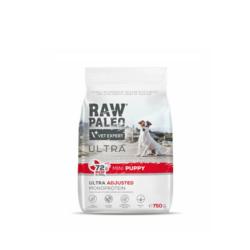 Karma sucha dla szczeniąt ras małych      wołowina 750 g RAW PALEO ULTRA