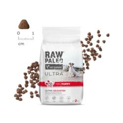 Karma sucha dla szczeniąt ras małych      wołowina 750 g RAW PALEO ULTRA