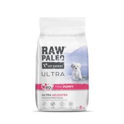 Karma sucha dla szczeniąt ras małych      wieprzowina 2 kg RAW PALEO ULTRA