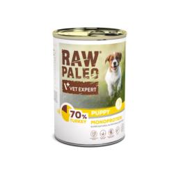 Karma mokra dla szczeniąt indyk 400       g RAW PALEO