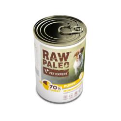 Karma mokra dla szczeniąt indyk 400       g RAW PALEO