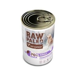 Karma mokra dla psów dorosłych kaczka     400 g RAW PALEO