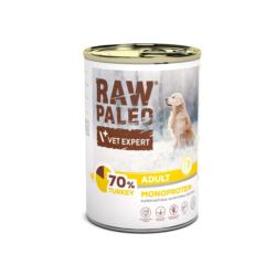 Karma mokra dla psów dorosłych indyk 400  g RAW PALEO