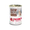 Karma mokra dla psów dorosłych wołowina   400 g RAW PALEO
