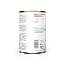 Karma mokra dla psów dorosłych wołowina   400 g RAW PALEO
