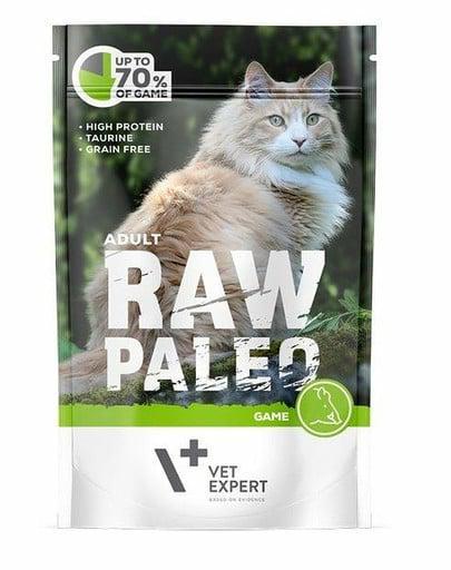 Karma dla kotów dorosłych dziczyzna 100   g RAW PALEO GAME