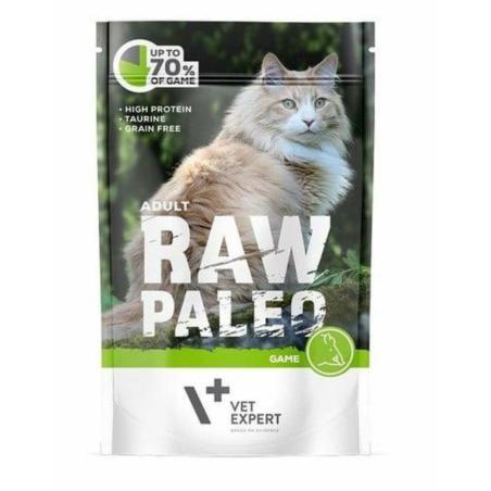 Karma dla kotów dorosłych dziczyzna 100   g RAW PALEO GAME