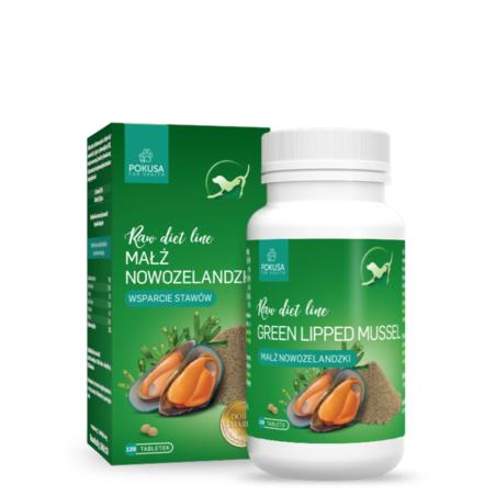 Małż nowozelandzki 120 tabletek           RawDietLine POKUSA
