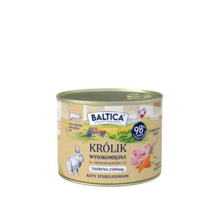 Karma dla kota królik 185g BALTICA