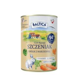 Karma mokra Królik z marchewką dla        szczeniaka 400 g BALTICA