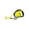 Smycz automatyczna Flexi Neon tape        rozm.S taśma 5m do 15kg żółta FLEXI