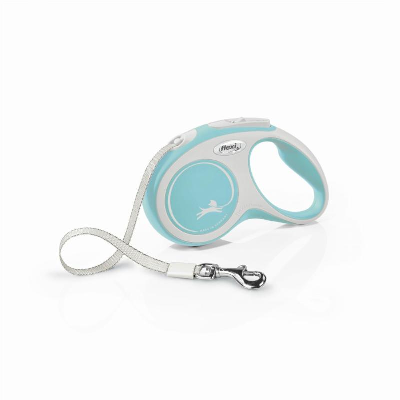 Smycz automatyczna Flexi Comfort tape     rozm.XS taśma 3m do 12kg jasny niebieski FLEXI