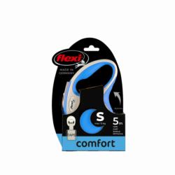 Smycz automatyczna Flexi Comfort tape     rozm.S taśma 5m do 15 kg niebieska FLEXI