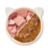 Kawałki kaczki i kurczaka w sosie 85      g WOW CAT