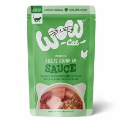Filety kurczaka w sosie 85g WOW CAT