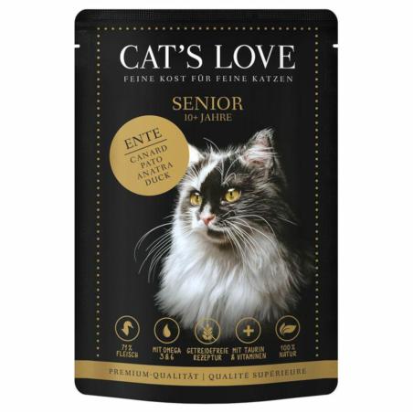 Kaczka i indyk w naturalnej galaretce     85g Senior duck CAT`S LOVE