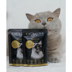 Kaczka i indyk w naturalnej galaretce     85g Senior duck CAT`S LOVE